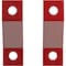 Ekena Millwork Premium Z-Brackets for Barn Door Track (set of 2), Regal Red GB6001TZRR - alternate 5